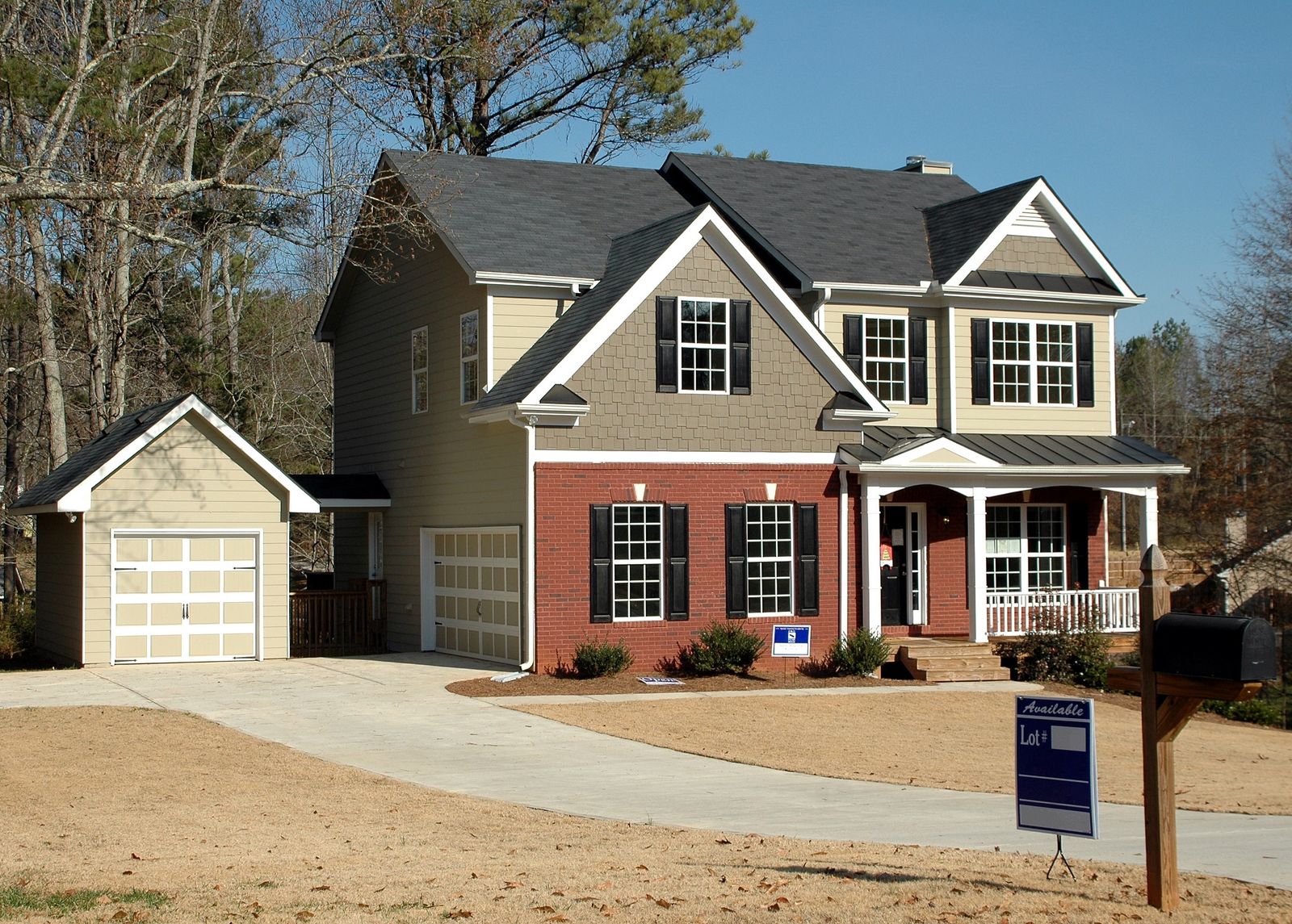 Two-story residential investment property with attached garage